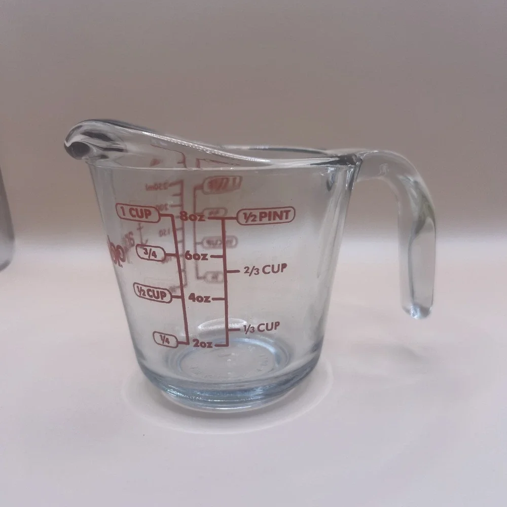Anchor Hocking Glass 8‎ oz (1cup) Measuring Cup